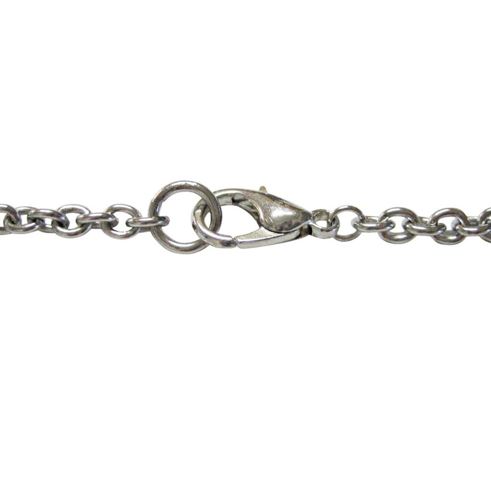 Silver Toned Rectangular Etched Crayfish Crawfish… - image 2